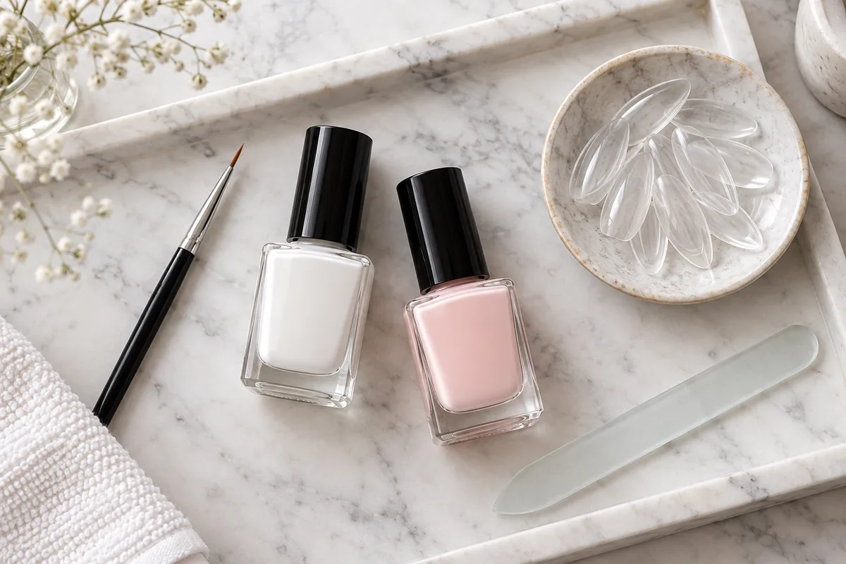 French manucure sur ongles longs : formes et tenue